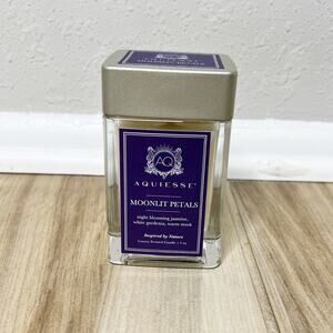 Aquiesse Moonlit Petals 5oz Glass Jar Luxury Scented Candel